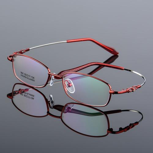 新款休闲女式全框金属记忆钛眼镜架 近视眼镜框 厂家批发   950