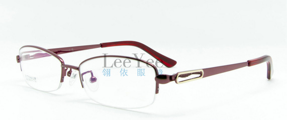 【工厂供应全钛眼镜框,近视镜架,欢迎来样代工 2013时尚女款6303】价格,厂家,图片,框架眼镜,丹阳市视贝光学眼镜-